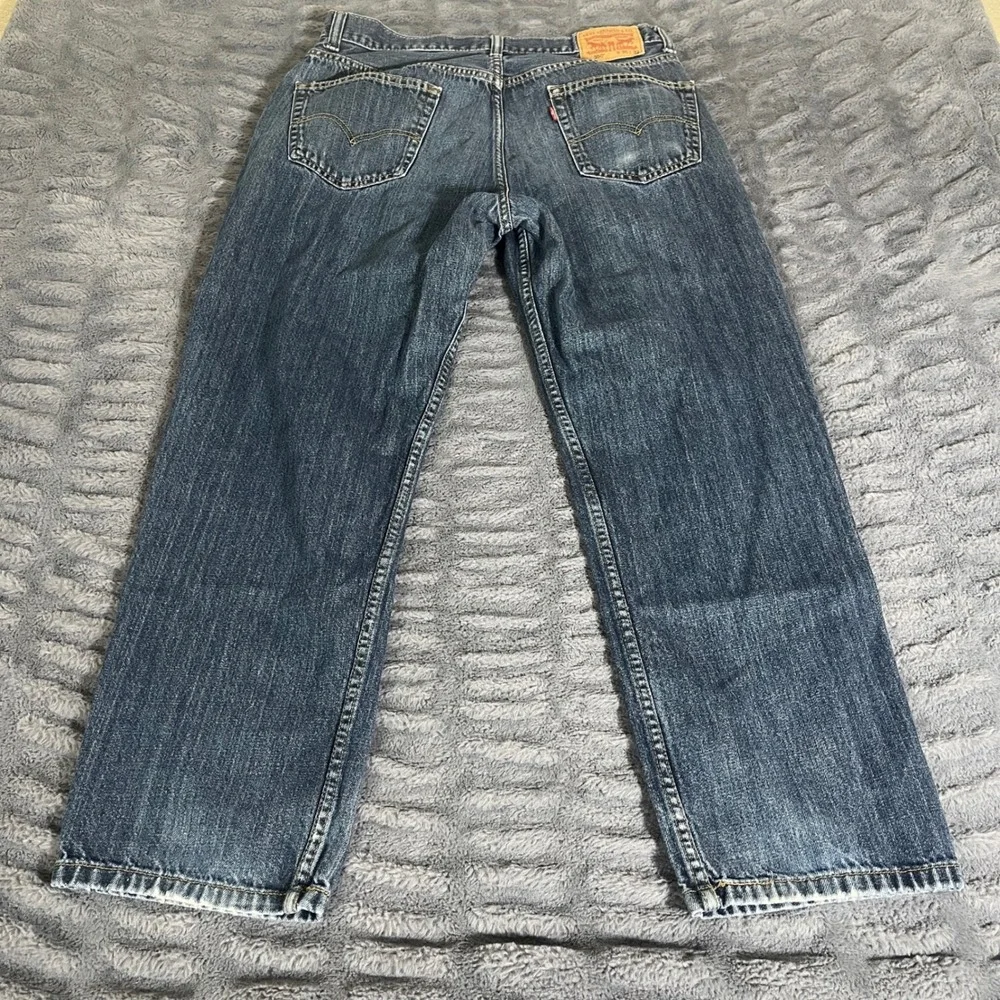 Levis 550 Mens Relaxed Fit Tapered Leg Jeans Blue Medium Wash 36x30 AP744